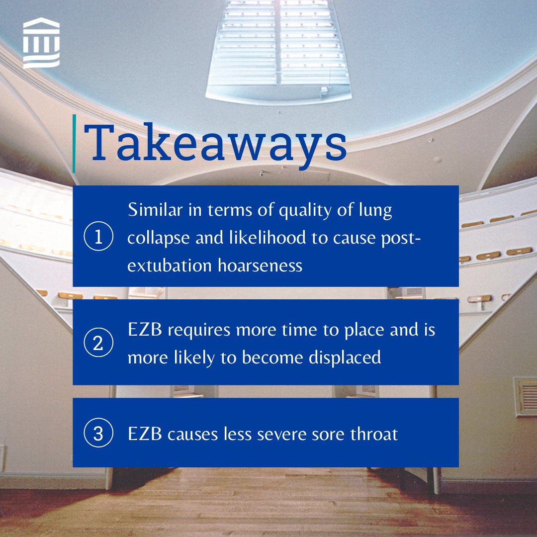 #MGHanesthesia researchers <a href="/NicolasKumarMD/">Nicolas Kumar</a>, <a href="/asiemens894/">Andy Siemens, MD 🏳️‍🌈</a>, <a href="/DanSaddawi/">Daniel Saddawi-Konefka, MD, MBA</a>, &amp; @davidhaomd, &amp; colleagues investigated EZ-blockers as an alternative to left-sided double lumen tubes for lung isolation and one-lung ventilation during thoracic surgery.

Read more: spklr.io/6011lHDz