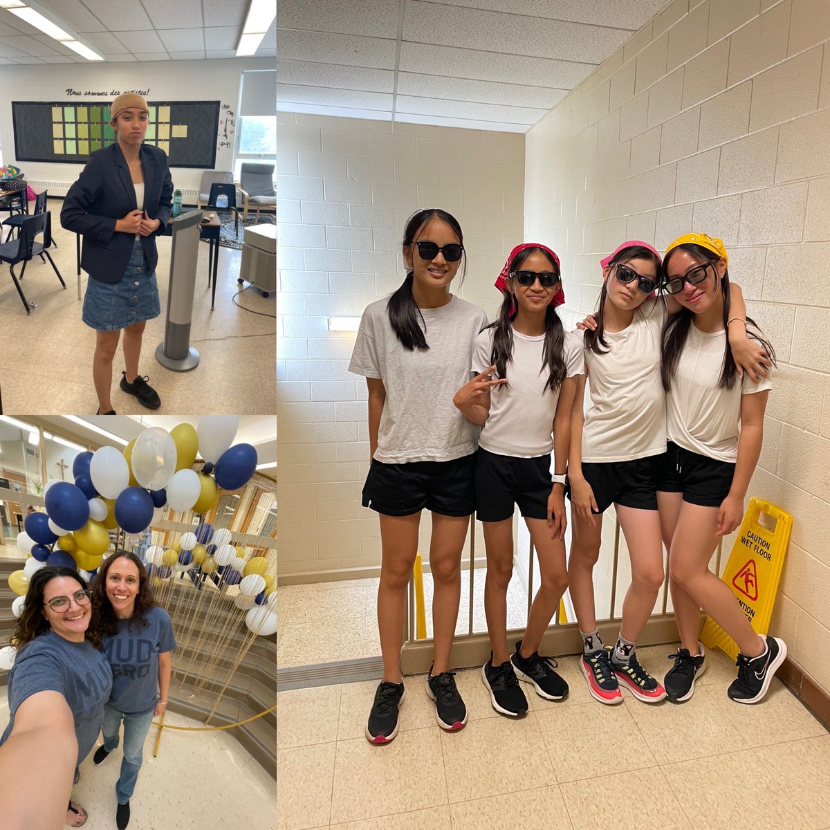 It was twins day today! We even had a Mr. Zitoli lookalike! Well done, SAY!