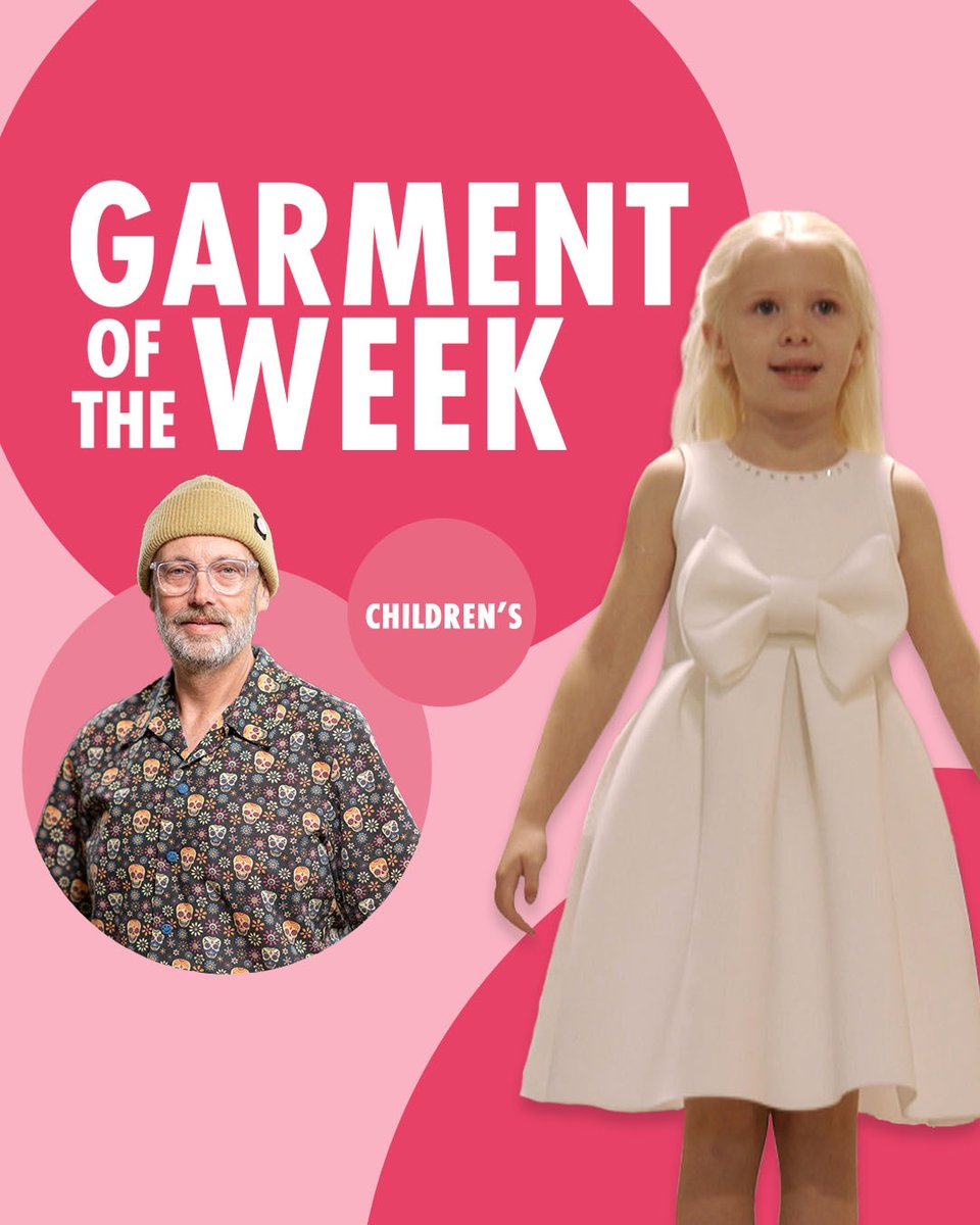 Bow-tiful work on this occassion wear for a child, Tony! #SewingBee