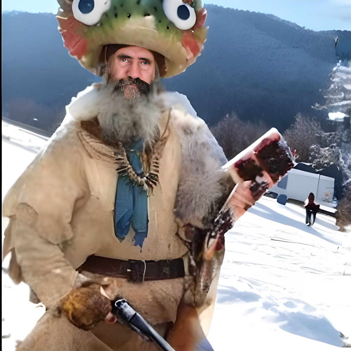 CorinaCandyclam's tweet photo. As we walk up the last hill into town it’s seems @TommyRounder has made a new friend!! It’s easy to make new friends in Candy Valley!!🍭🍬

#CandyValley #Rounder #NewFriends https://t.co/MXohsxN3RN