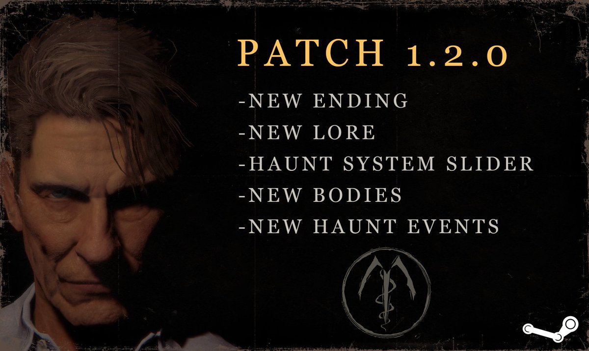 Patch 1.2.0 is now live! Here are the full patch notes:

steamcommunity.com/app/1295920

#horror #inidehorror #TheMortuaryAssistant