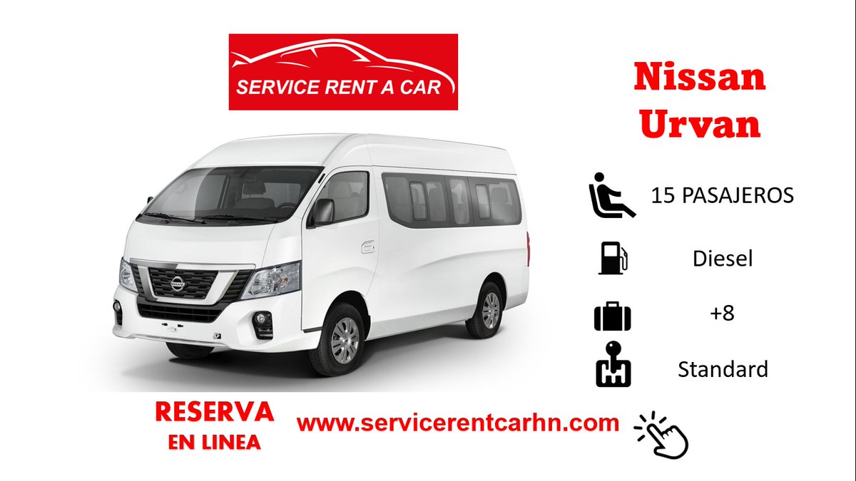 RentHn's tweet photo. Nissan Urvan 📷
Haz tu reservaciones:
📷(504) 9929-0272 / (504) 9783-2025
Website: https://t.co/WBdGks7s8q
#aeropuertointernacional #internacional #rentacars #Honduras #alquilerdecarros #carental #alquilerdecarros #NissanUrvan #servicerentacarhn #servicerentacar #aeropuertosap📷 https://t.co/AQL86SPUY0