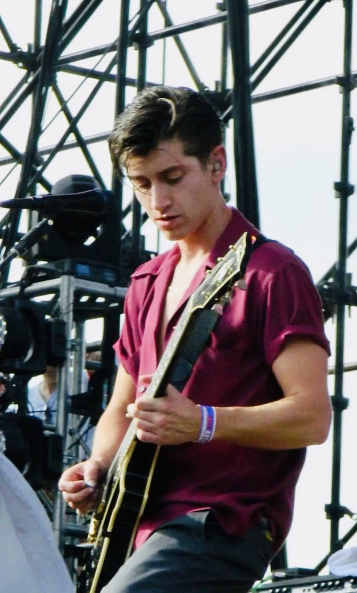 alex turner in the red shirt (2013) ♡
