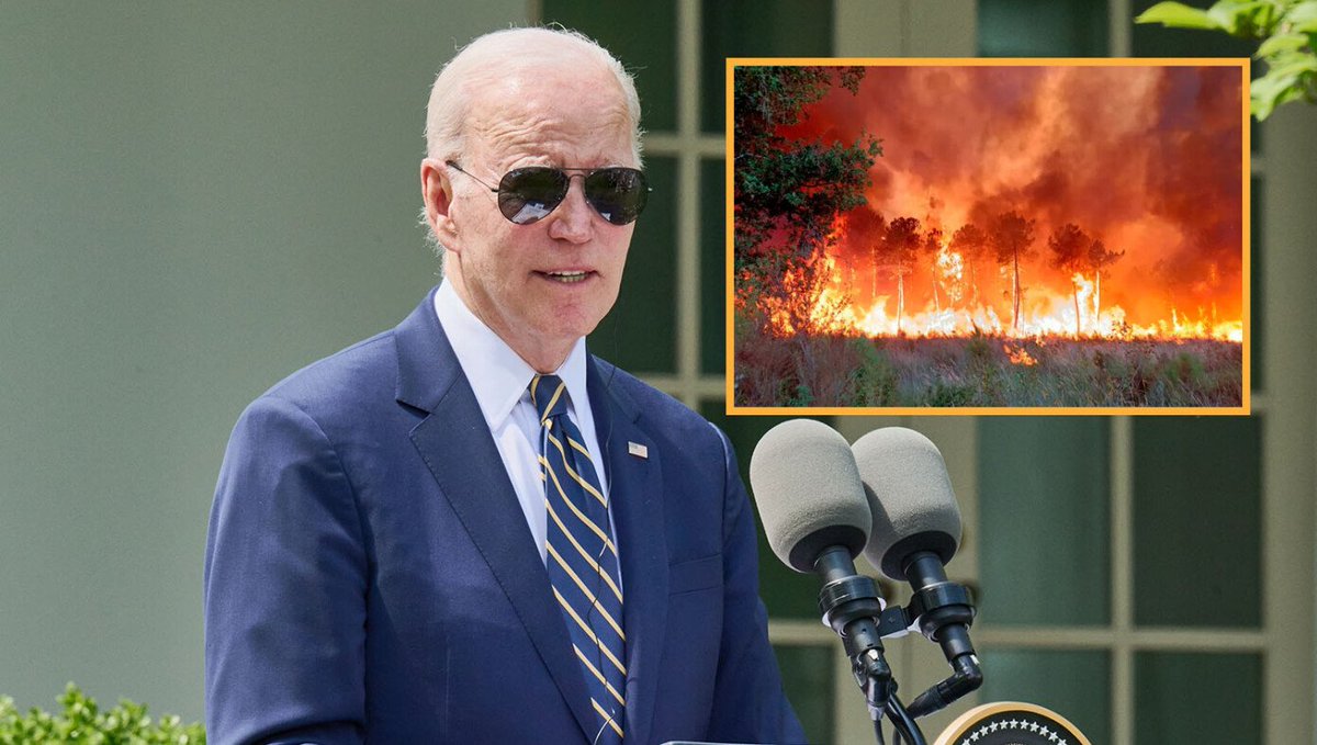 TheBabylonBee's tweet image. Biden Announces By 2025 All Wildfires Must Be Electric buff.ly/3qNjq1n