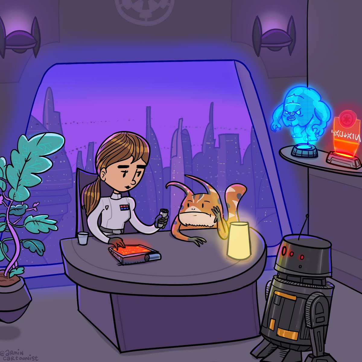 Caption this <a href="/starwars/">Star Wars</a> scene  :)   #fanart #starwars