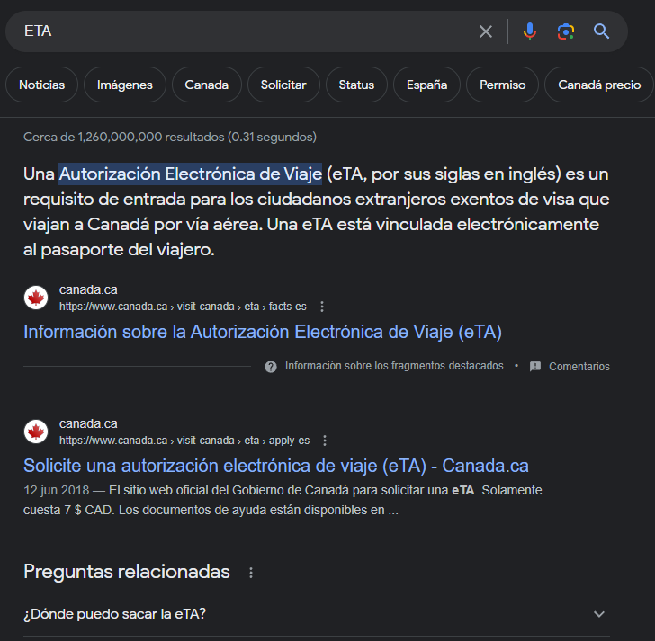 Claugi98's tweet photo. @chostortilla @Cafenebp :( Yo lo pondré en duda, porque no en todos los países al buscar ETA sale lo del terrorismo, si lo busco lo único que me aparece no es nada de NJ, ni de España. Me sale esto, así que esta muy raro. Como puede ser verdad como también tristemente puede ser solo mera conciencia. https://t.co/nVNliEAu1p