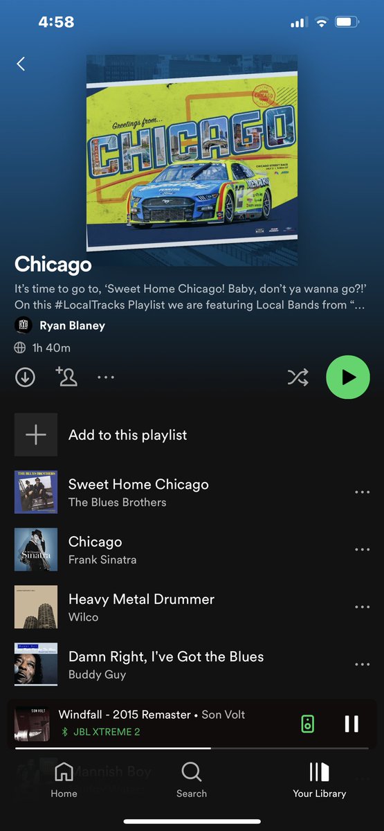 Blaney's tweet photo. ‘Sweet Home Chicago! Baby, don’t ya wanna go?!’ On this #LocalTracks we are featuring Bands from “The City of Big Shoulders” with songs about “The Windy City” and makes this ‘Toddling Town’ famous.
Add & Listen: https://t.co/tB6lN4nwtp
Tune In: @NBCSports 5:30 PM ET https://t.co/EGa9Vqu9XB