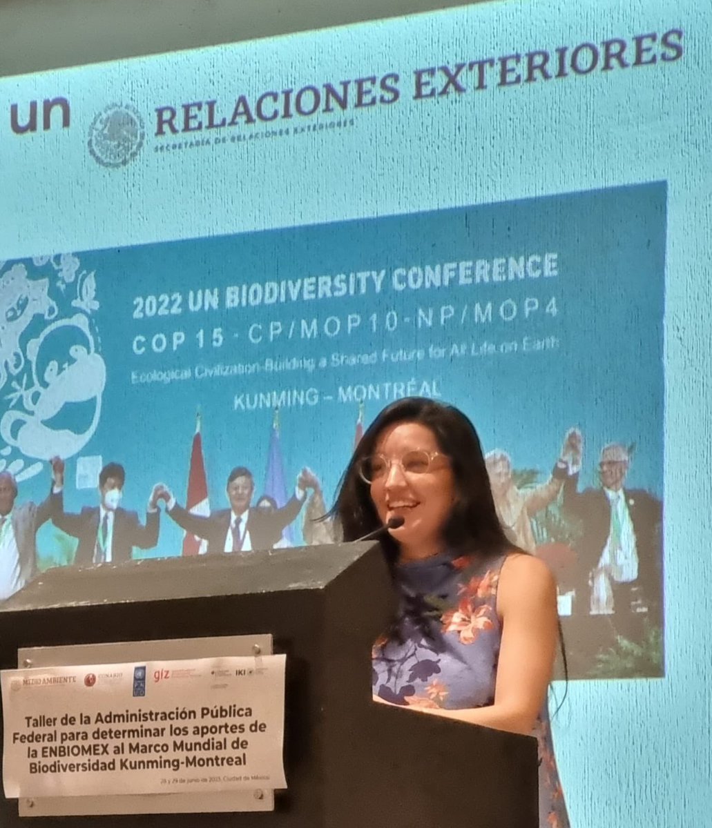 CamilaZepedaL's tweet photo. Agradecemos a @CONABIO por el liderazgo y la coordinación con la Administración Pública Federal para la construcción de las Metas Nacionales de la Estrategia Nacional de Biodiversidad #ENBIOMEX 🇲🇽 abonando así al cumplimento del Marco Mundial de #Biodiversidad Kunming Montreal https://t.co/EoquQgKzSz
