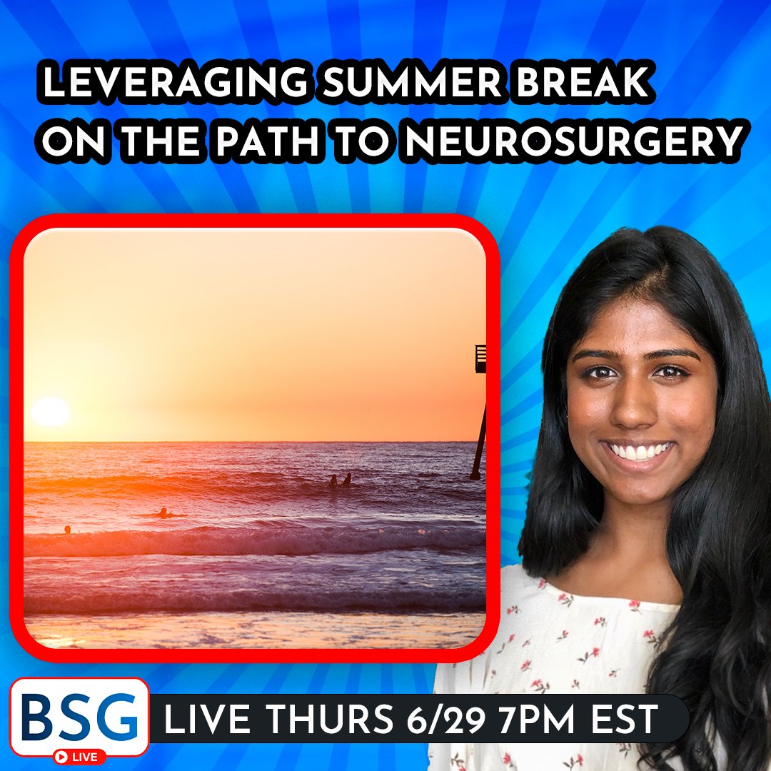 Join us this week on The Neurosurgery Journey as we discuss how you aspiring neurosurgeons can make the most out of summer break through research, shadowing, and more! #neurosurgery #summerbreak #research #shadowing #MedicalSchool #MedicalStudents 

youtube.com/watch?v=_UKjW3…