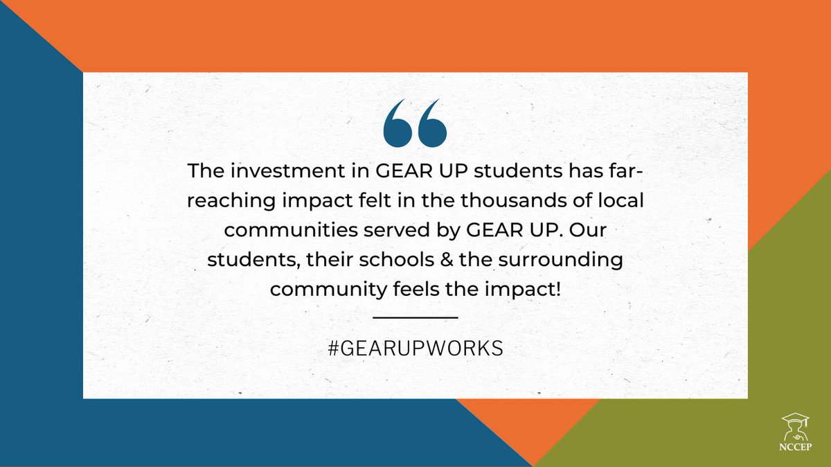 Chair <a href="/tammybaldwin/">Tammy Baldwin</a> and Ranking Member <a href="/SenCapito/">Shelley Moore Capito</a> - #GEARUPworks and members of the GEAR UP community want you to know how crucial GEAR UP is to our county. Support students today!