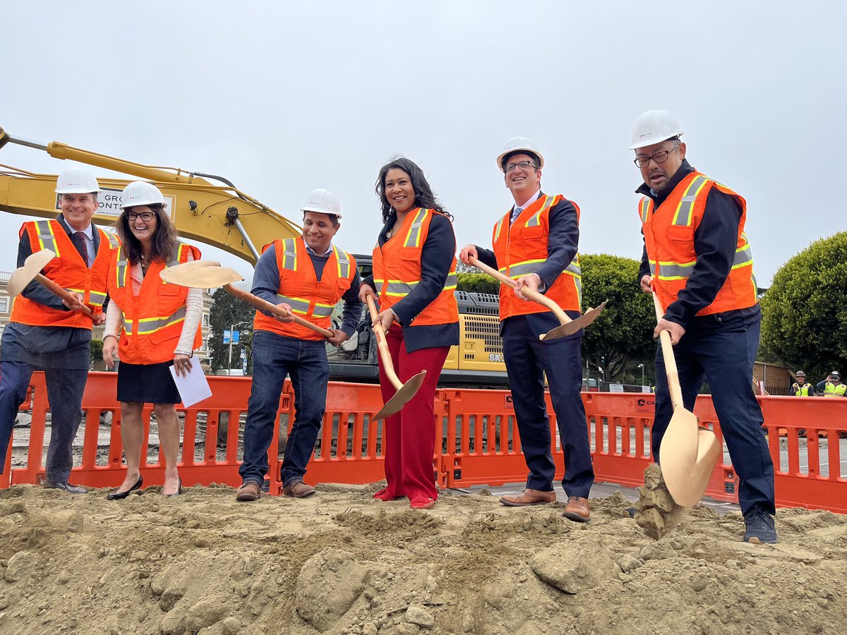 Today we broke ground on a 100% affordable housing development in the Haight-Ashbury neighborhood. 160 new homes for low-income and formerly homeless people and families, including transitional aged youth.