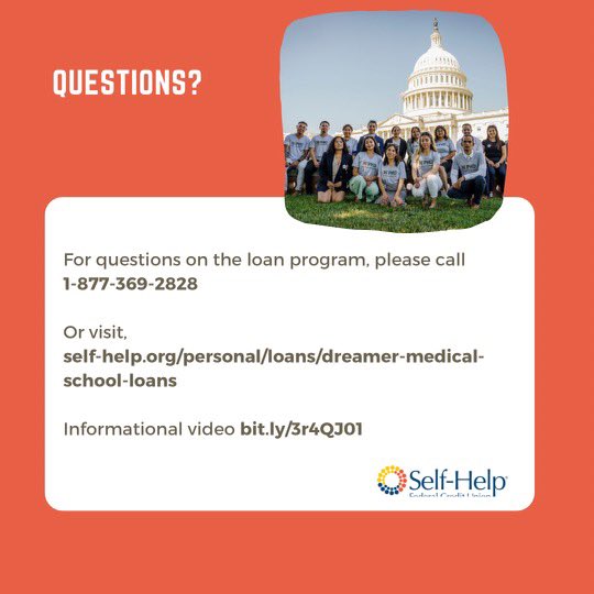 Check out the Self Help DREAMERS graduate loan program!