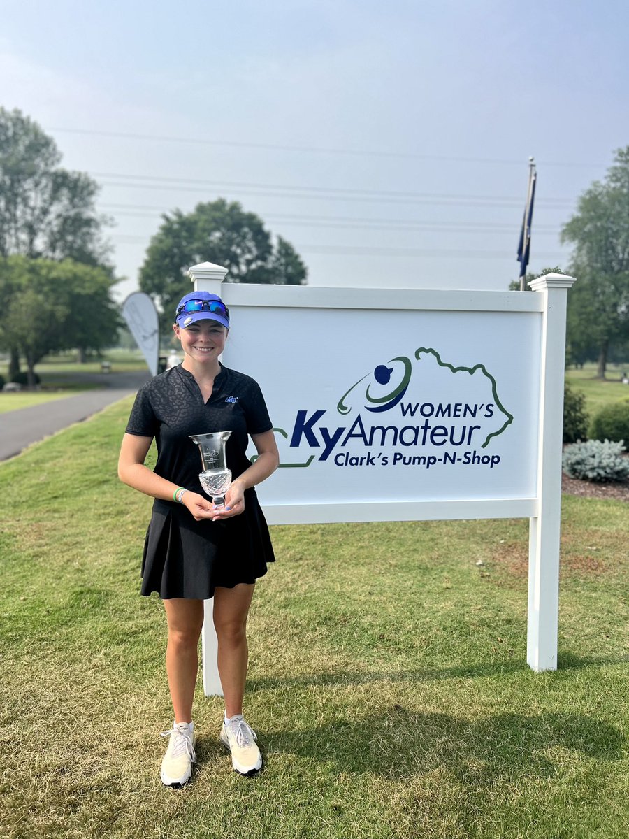 MT_WGolf's tweet photo. Congrats to Abbie Lee on her runner-up finish in the Kentucky Women’s State Am! https://t.co/WOIO9jm5GR