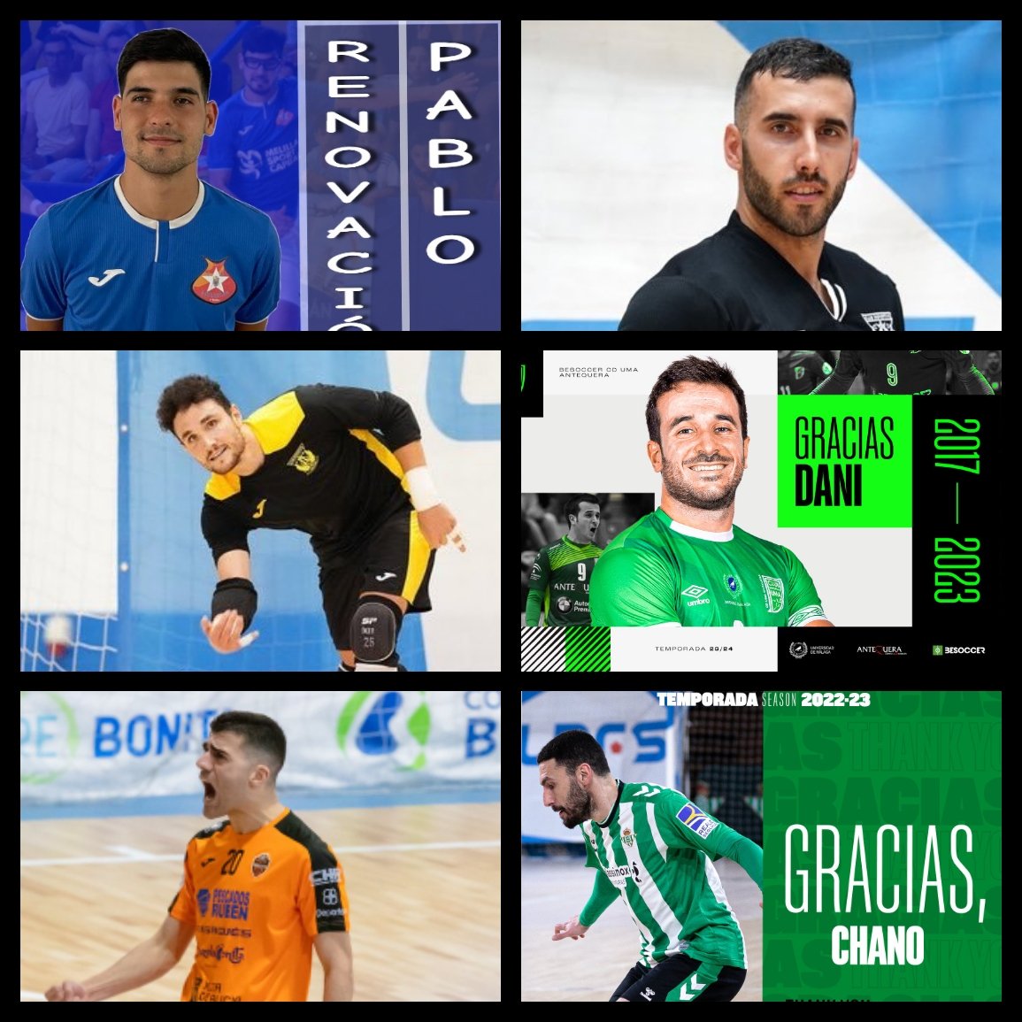FutsalFichajes3's tweet image. #Futsalfichajes 28/6

Renovación
📝 @Pablo_gh8 👉 @Melistar_FS
📝 @iker__lopez_ @RafaLuque15 👉 @CDLeganesFS

Baja
📝 @Chanofutsal 👉 @RealBetisFS
📝 @Dani_Ramos9 👉 @UMAAntequera
📝 #Pazos 👉 @burelafs

#Futsal #Oficial 2/2