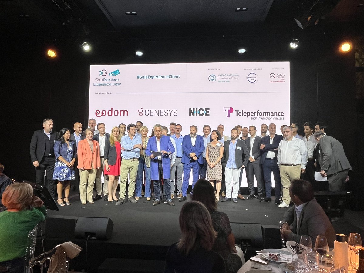 OdigoFr's tweet image. Un grand succès pour le #GalaExperienceClient 👏🏼 merci à @Agora_Managers et à tous les partenaires pour cet événement !

#odigo #foundever_fr #genesysfrance #hipto #mayday #myopla1 #verint #tersea #onepilotHQ