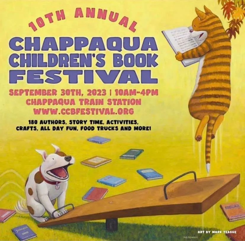 I’ll Be at the Chappaqua Book Festival! bit.ly/3PAXtga via @pragmaticmom #ReadYourWorld @CCBF2023 #KidLit #authors