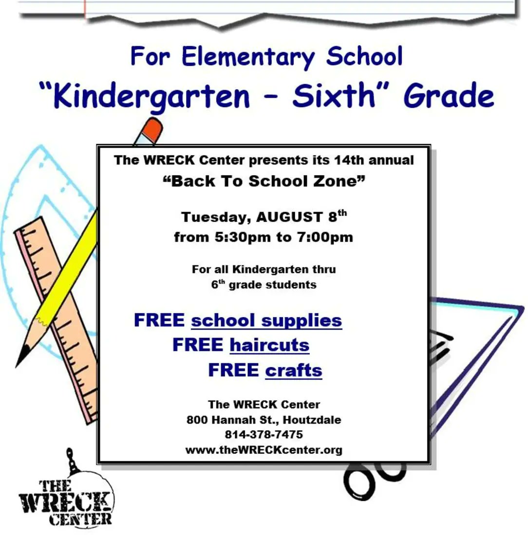 Backpacks and more for back to school! <a href="/MV_Knights/">Moshannon Valley SD</a> <a href="/trtomasko/">Dr. Tracie Tomasko</a> <a href="/JohnZesiger/">Dr. John W. Zesiger</a>