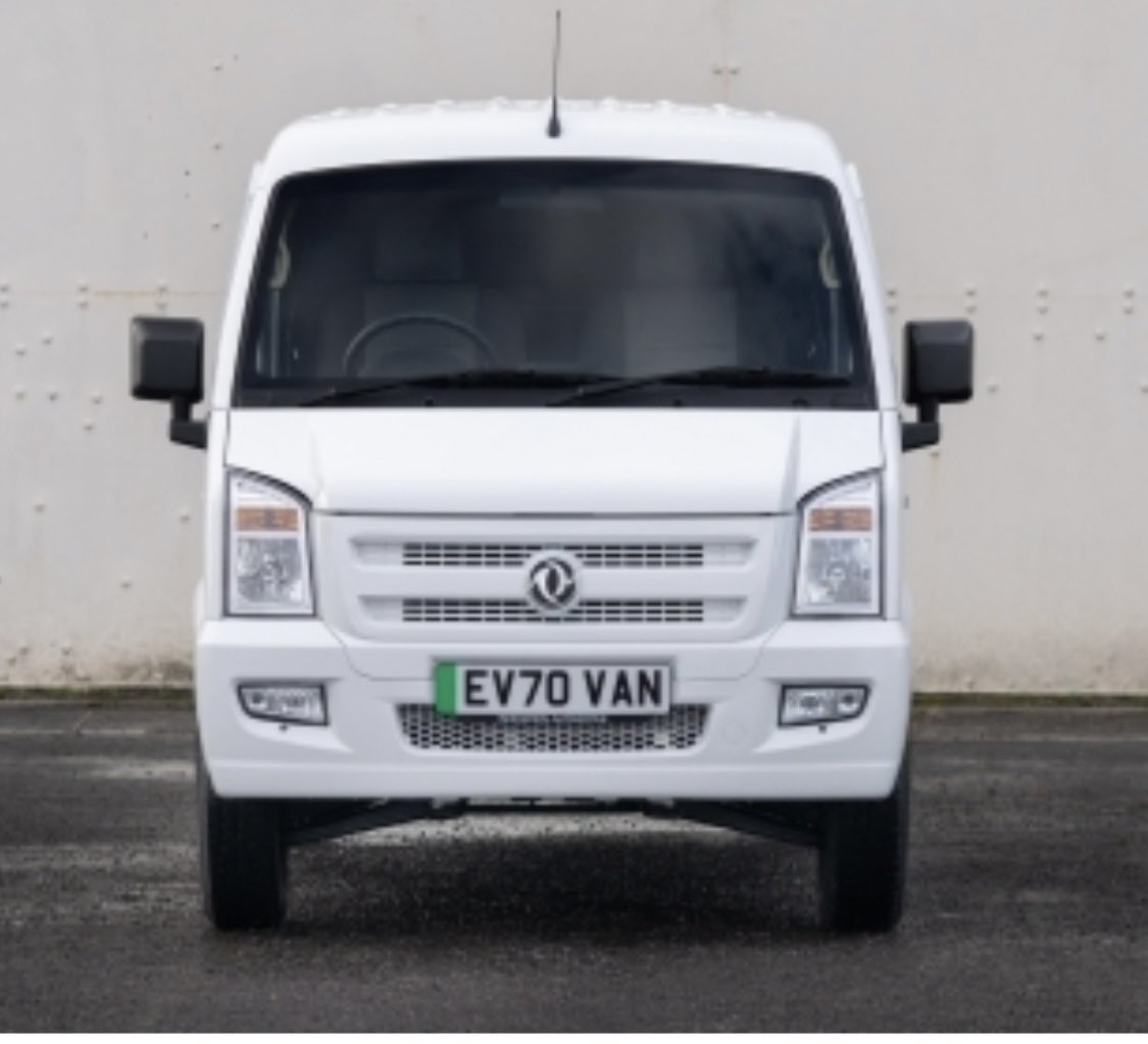 conspec_'s tweet photo. The all NEW DFSK ec35 full electric van, we have a vehicle on site for demonstration, if your company is looking at moving forward for a bigger greener foot print, please come and talk to us 01782271193. #dfsk #van #fullelectric https://t.co/Nk9NmWdPwn