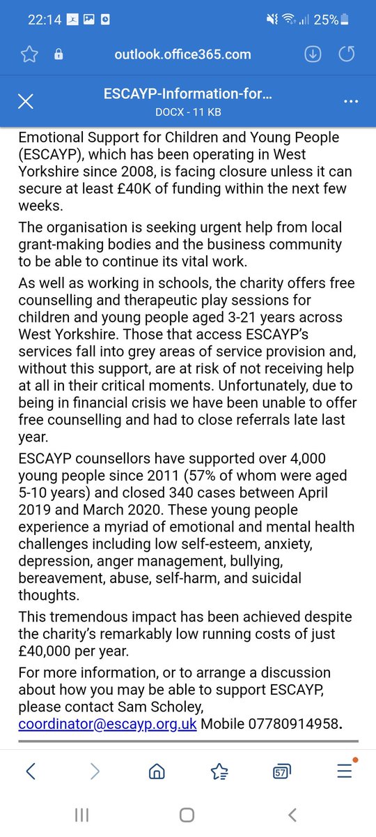*Children &amp; Young People's Mental Health Charity faces imminent closure without urgent injection of funds!*

Please help to save this vital, and much needed service! We would welcome any businesses or grant-makers, to get in touch if they are able to offer any financial support.