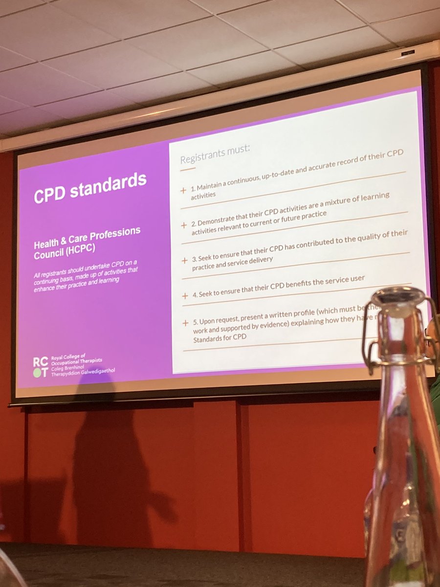 Jenni Evans (@jennievans_jae) on Twitter photo Feeling inspired and prepared @RCOTWalesRegion CPD is for life not just for HCPC audit event!
I’ve made a pledge to stop worrying about CPD and recognise that it’s already embedded in my practice!
<a href="/theRCOT/">Royal College of Occupational Therapists</a> #OccupationalTherapy #CPD4Life
<a href="/RachelRow19/">Rachel Rowlands</a> <a href="/abbford13/">Abby 🌻💚</a> <a href="/Abkenyon/">Abbie Kenyon</a> Feeling inspired and prepared @RCOTWalesRegion CPD is for life not just for HCPC audit event!
I’ve made a pledge to stop worrying about CPD and recognise that it’s already embedded in my practice!
<a href="/theRCOT/">Royal College of Occupational Therapists</a> #OccupationalTherapy #CPD4Life
<a href="/RachelRow19/">Rachel Rowlands</a> <a href="/abbford13/">Abby 🌻💚</a> <a href="/Abkenyon/">Abbie Kenyon</a>