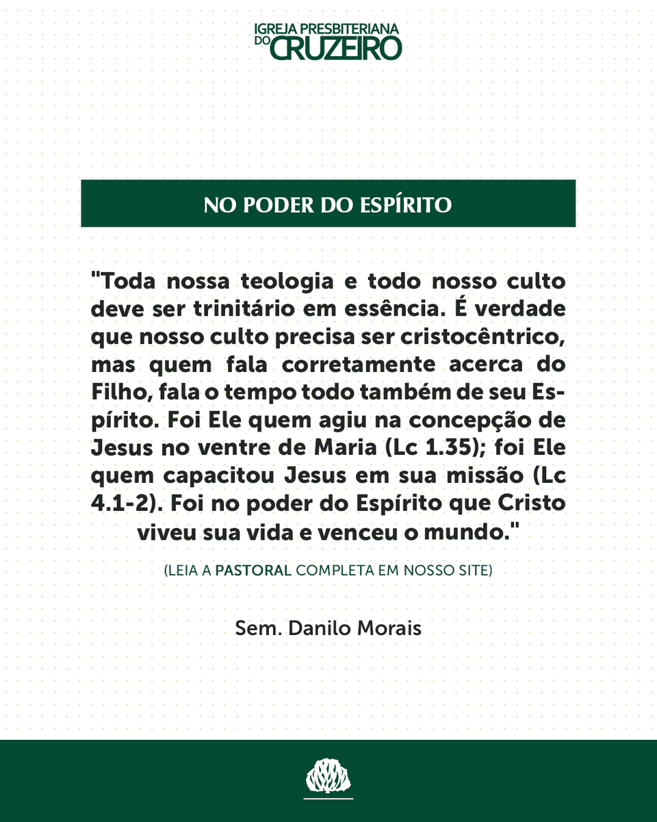 ipcruzeiro's tweet photo. Essa é uma reflexão sobre a pastoral dessa semana.
Leia na íntegra no nosso site: https://t.co/MnmaCn6p91
#pastoral #ipcruzeiro #ipb #ipc #ipconline #igrejaonline https://t.co/VtN1QL9oFc
