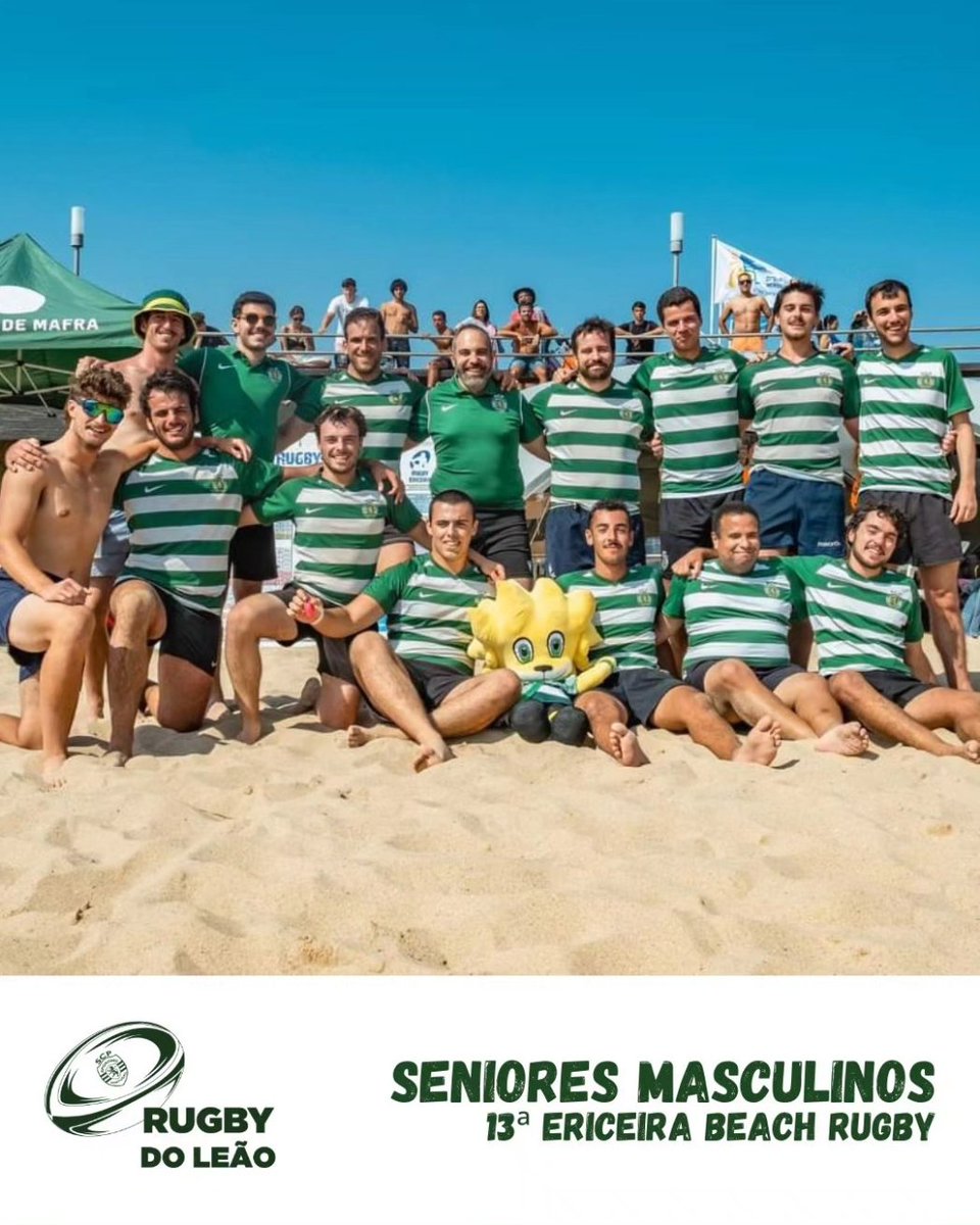 RugbydoLeao's tweet photo. Dos sub-6 aos seniores masculinos, os nossos atletas pintaram a praia da Foz do Lisandro de Verde e Branco.
Muito obrigada ao @rugby_ericeira e @beachrugbyericeira pela organização. Para o ano estaremos de volta.
#sporting #scprugby #diadesporting #sportingclubedeportugal https://t.co/P4btF16bv8