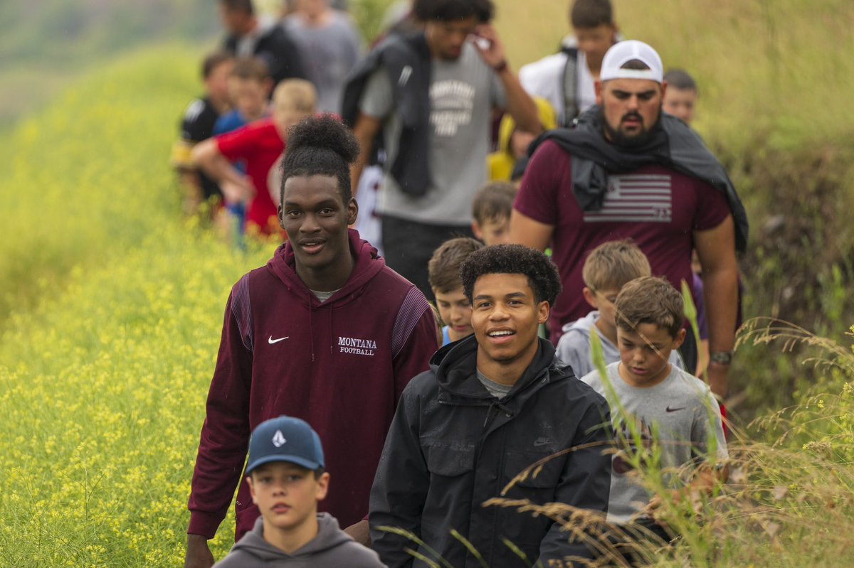 A little rain couldn’t dampen the fun on our hike to the M! 

#GoGriz