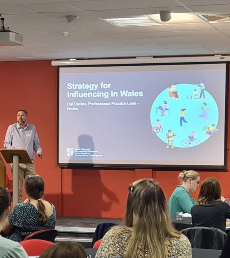 Jenni Evans (@jennievans_jae) on Twitter photo Fantastic to hear from Dai Davies <a href="/RCOTPolicyWales/">RCOT Welsh Policy</a> about how we can influence OT in Wales @RCOTWalesRegion CPD is for life not just for HCPC audit event
<a href="/theRCOT/">Royal College of Occupational Therapists</a> <a href="/The_HCPC/">HCPC</a>
#OccupationalTherapy #CPD4Life Fantastic to hear from Dai Davies <a href="/RCOTPolicyWales/">RCOT Welsh Policy</a> about how we can influence OT in Wales @RCOTWalesRegion CPD is for life not just for HCPC audit event
<a href="/theRCOT/">Royal College of Occupational Therapists</a> <a href="/The_HCPC/">HCPC</a>
#OccupationalTherapy #CPD4Life