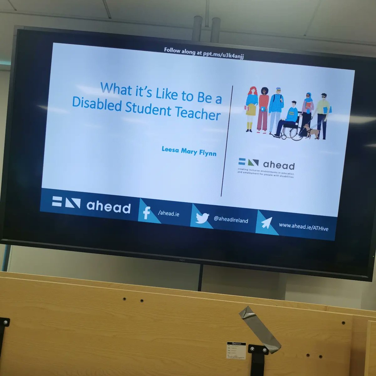 It was an absolute pleasure to be a guest speaker <a href="/TeachingCouncil/">Teaching Council</a> today alongside <a href="/dararyder/">Dara Ryder</a> <a href="/treefern2121/">Barbara Waters</a> <a href="/aheadireland/">AHEAD Ireland</a>, giving my lived experience as the first wheelchair user to become a Primary School Teacher in Ireland. Such a positive day that I was honoured to be part of.