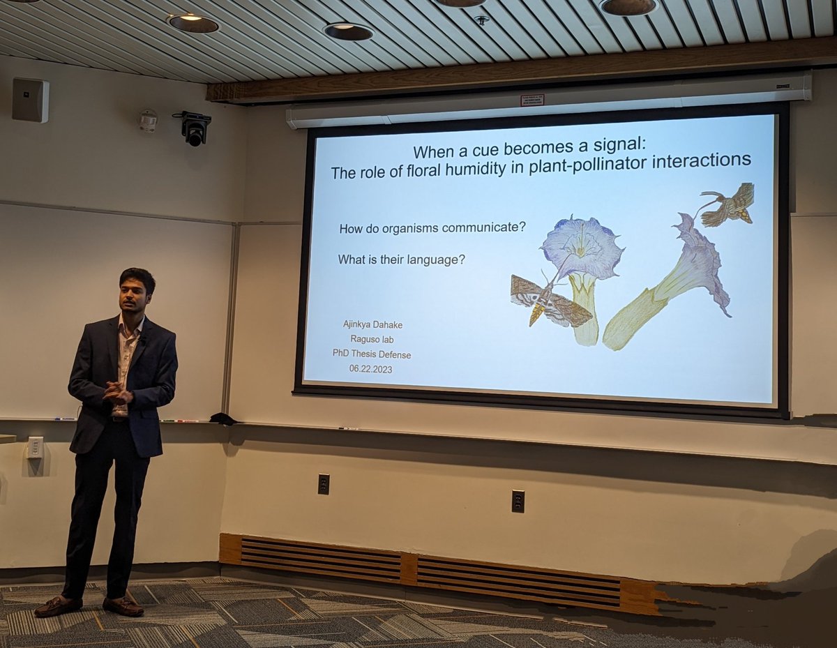 Saket Rahul Bagde (@saketbagde) on Twitter photo Many congratulations to <a href="/ajinkya_dahake/">ajinkya dahake</a> for passing his B-exam with fluttering 🦋 colors! His work on understanding the role of floral humidity in plant-pollinator interactions is just as beautiful as the visual abstract he sketched, seen on the first slide. 🌸🐝🦇 Many congratulations to <a href="/ajinkya_dahake/">ajinkya dahake</a> for passing his B-exam with fluttering 🦋 colors! His work on understanding the role of floral humidity in plant-pollinator interactions is just as beautiful as the visual abstract he sketched, seen on the first slide. 🌸🐝🦇