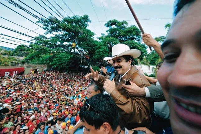 14 years ago today Ottawa tacitly supported Honduran military’s removal of elected president Manuel Zelaya. Despite the coup, Ottawa refused to exclude Honduras from its Military Training Program & failed to sever any aid to the military government #CFPHistory