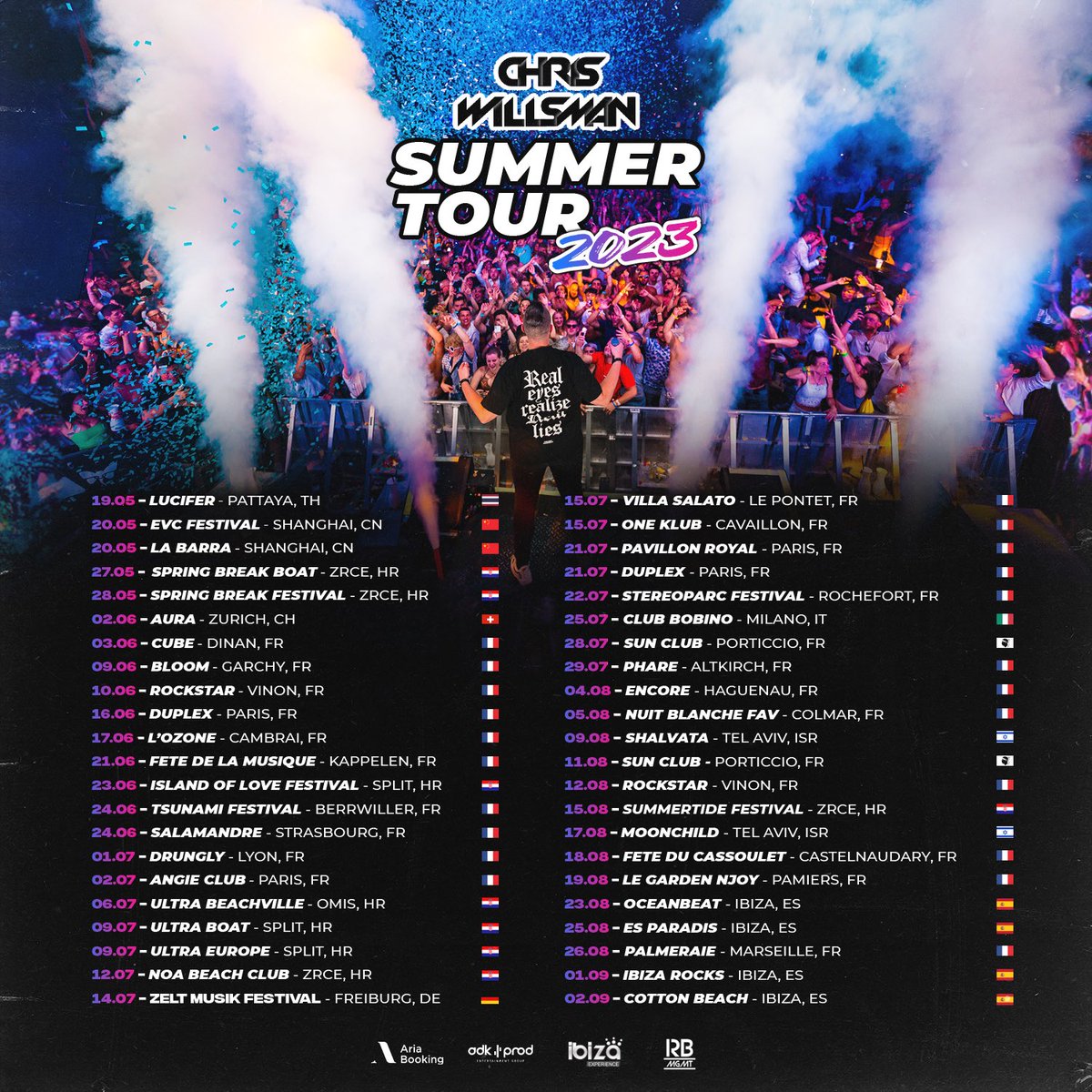 𝑺𝑼𝑴𝑴𝑬𝑹 𝑻𝑶𝑼𝑹 ☀️
Can't wait to meet you all and share some magic moments together! 🫶🏻 Let’s go!! 🥳
#ontour #summer #tour #festival #season #europe #music #dj #djlife #show #summertour #tourlife #artist #djmag #ultra #ultramusicfestival #tomorrowland #live