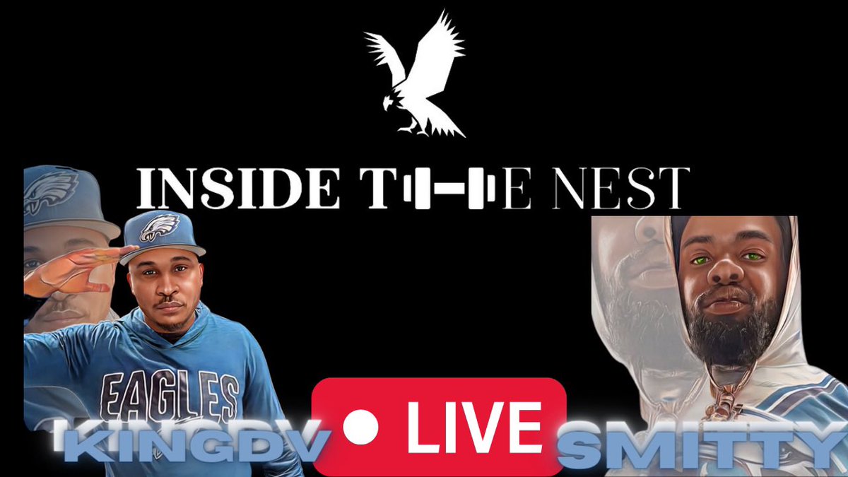 Join me & @SmittyEagle373 on another episode of of “Inside the Nest” as we go through #Eagles lastest news & Rumors, Top 10 NFL rankings & More. Don’t forget to like, comment & subscribe youtube.com/live/RDkieebh2… #FlyEaglesFly #Eaglesnation #Gobirds #nfl #nfceast