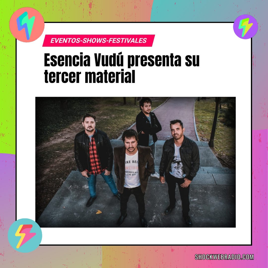 🎶#EsenciaVudú vuelve a encantarnos con su tercer material EL REFUGIO IMAGINARIO. ¿Estás listo para un viaje musical lleno de misterio y emoción? ¡Hacé clic y descubrí su mágica! shockwebradio.com/musica/esencia…

#músicaargentina #musicaindependiente #shockwebradio⚡️