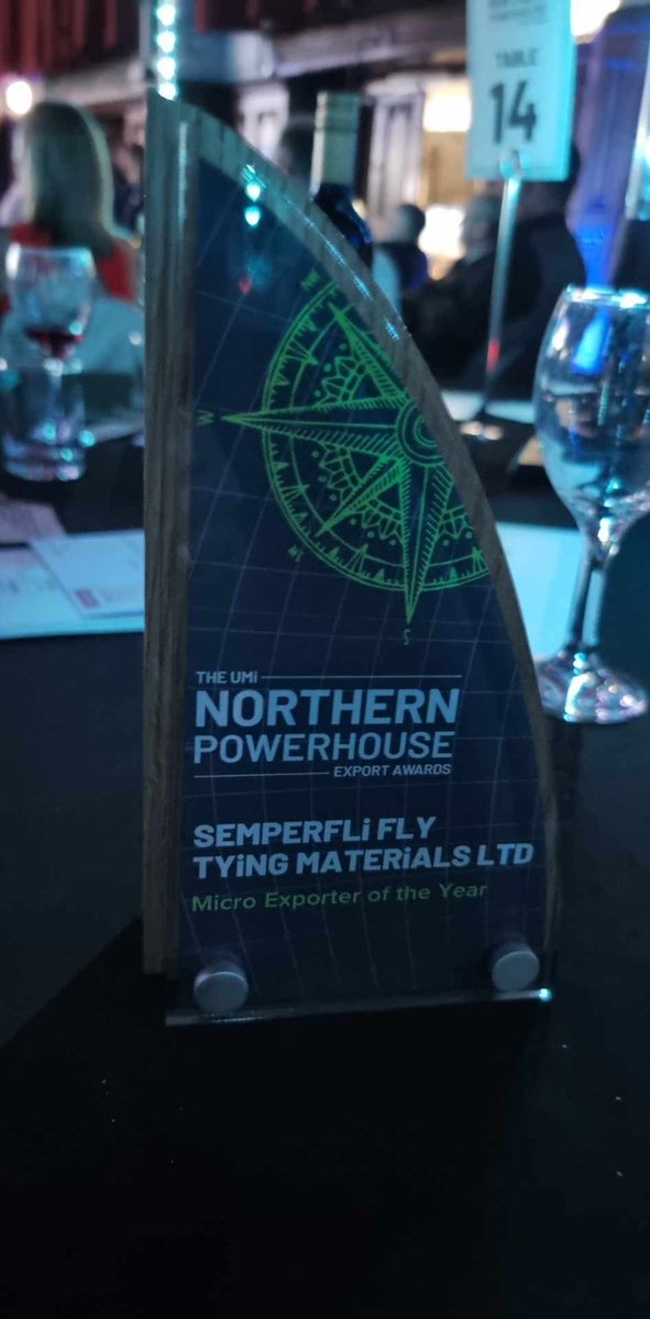So happy to share that tonight Semperfli  had been  honoured with this prestigious Northern Powerhouse Export Award! Absolutely ecstatic! 
We were also awarded Highly Commended in the High Growth Markets category! #npexport22

#exportchampion