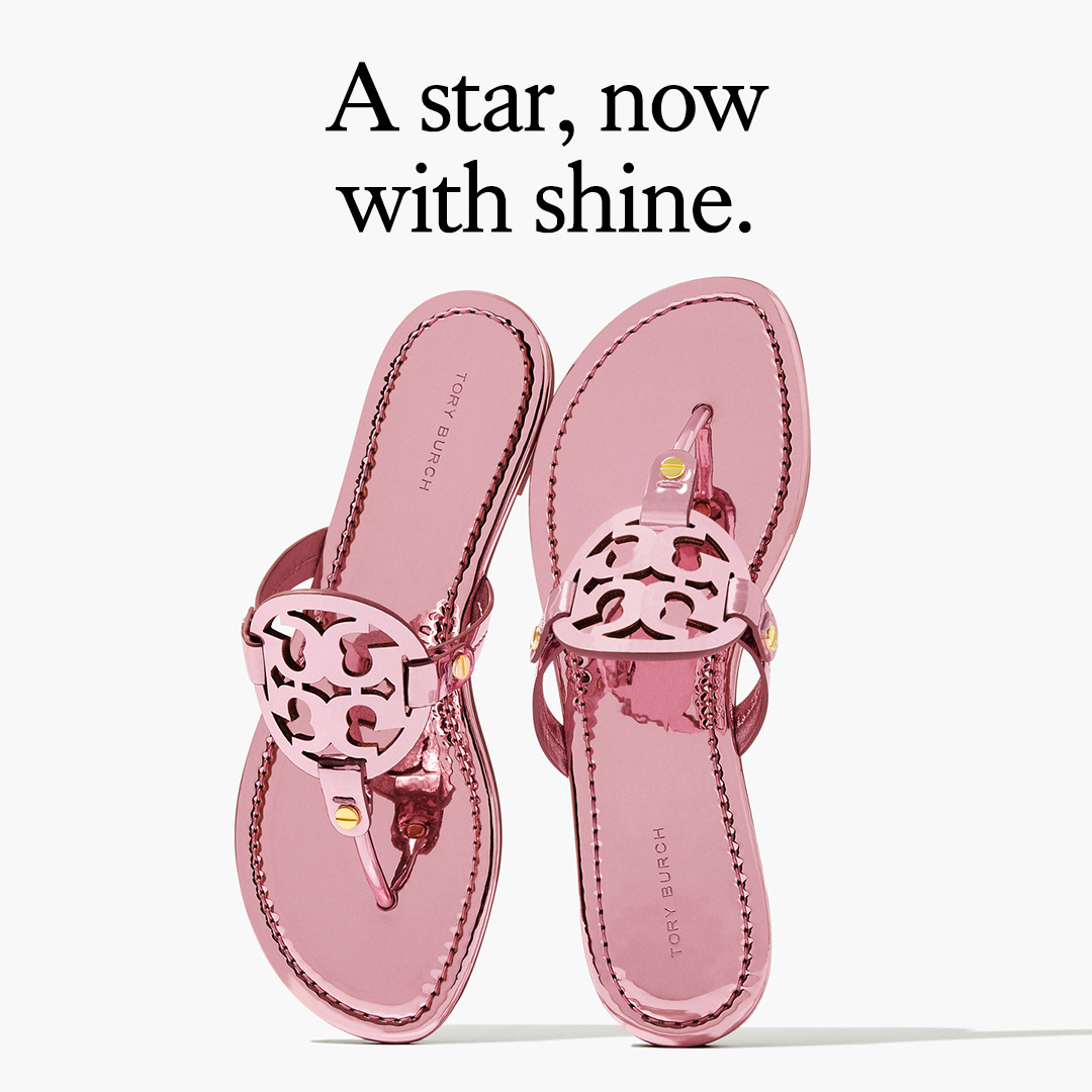 Now in Petunia 💞 The Miller Metallic Sandal
