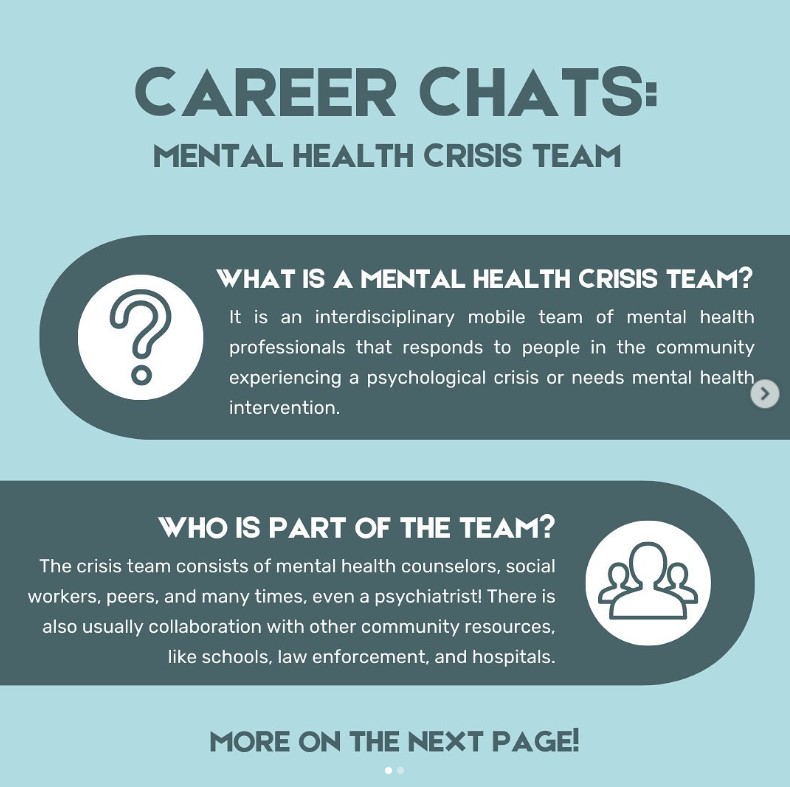 AACP123's tweet photo. Welcome to our Career Chat series! Ever wonder about what a mental health crisis team entails? Here we dive into what a psychiatrist’s role might look like on a mental health crisis team. https://t.co/i0x8IMQycG