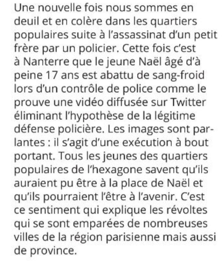 fuiqp59's tweet photo. Communiqué du #Fuiqp #Nanterre #sunirpournepassubir #lapolicetue https://t.co/hh7qe6orza