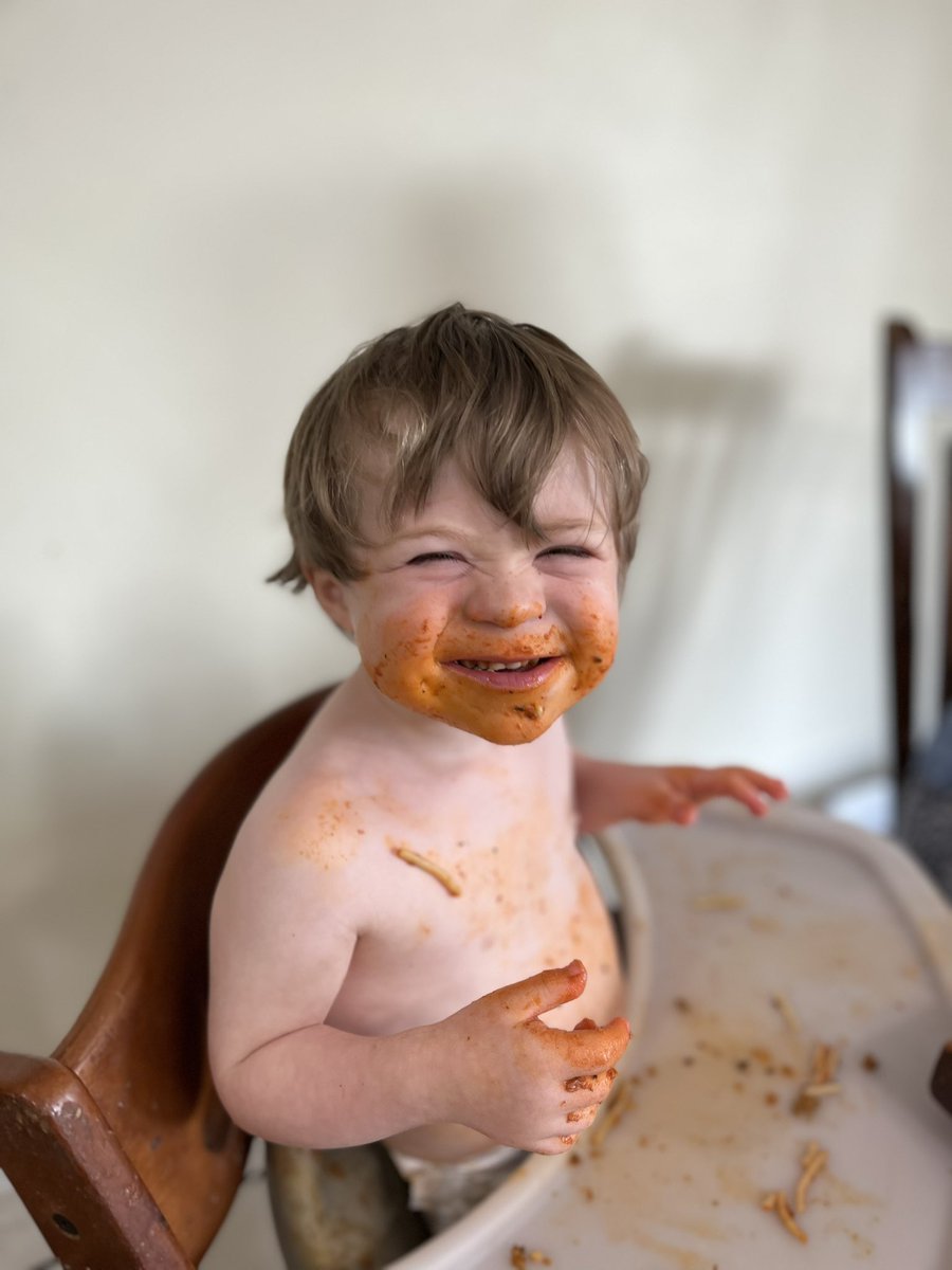 Love life as much as Iron Will loves pasghetti!

#IronWill
#DownSyndrome
#LifeIsWonderful