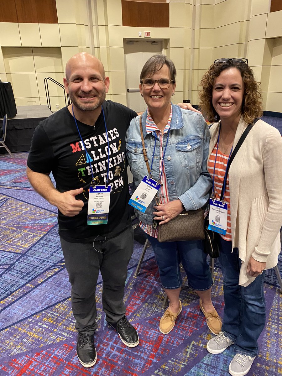 Great way to close off #CAMT23 with @Seidlitz_Ed @adrianmendozaed Ready to empower teachers and coaches! @RRuth_ClintISD @ClintISD