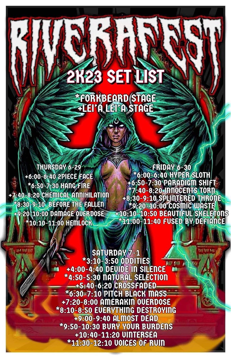 Cody_Perez's tweet photo. Oh yeah, @amerakin_od are playing a festival this Saturday! #Riverafest Southern #Oregon we are coming for you!! Let’s rage!! #Metal #NuMetal #OregonMetal #LiveMusic #OregonLiveMusic https://t.co/kNgcPeS0T1