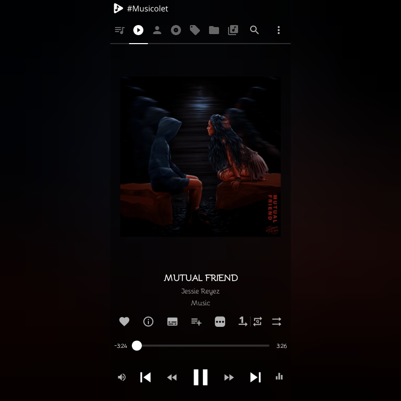 Chico_AlienX's tweet photo. @iSad_Off Escuchando #MUTUALFRIEND de #JessieReyez en #musicolet… https://t.co/NMRlXMf0An