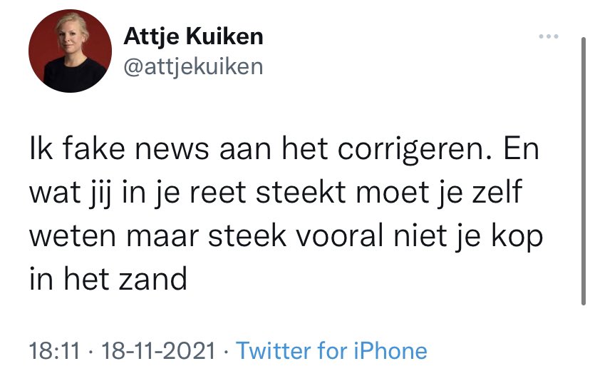 dlingrid89's tweet photo. @attjekuiken Zullen wij het over jouw walgelijke intimiderende acties hebben Attje hypocriete🦉s🐥?
Jij krijgt de bal ooit hard terug gekaatst!
Geniet nog even van je momentje, juf huppelk
#flexpert #ikwokevanjou #BIG #corruptie #fatsoen #leugensenbedrog #gaslighting #demoniseren #polariseren https://t.co/xPoPDhE9WW