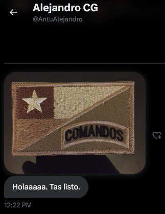 BotCheckerCL's tweet photo. Dejamos evidencia de las graves amenazas recibidas el día de hoy desde la cuenta @antuAlejandro, no nos van a intimidar, cobardes. https://t.co/DYSoYnbQSb