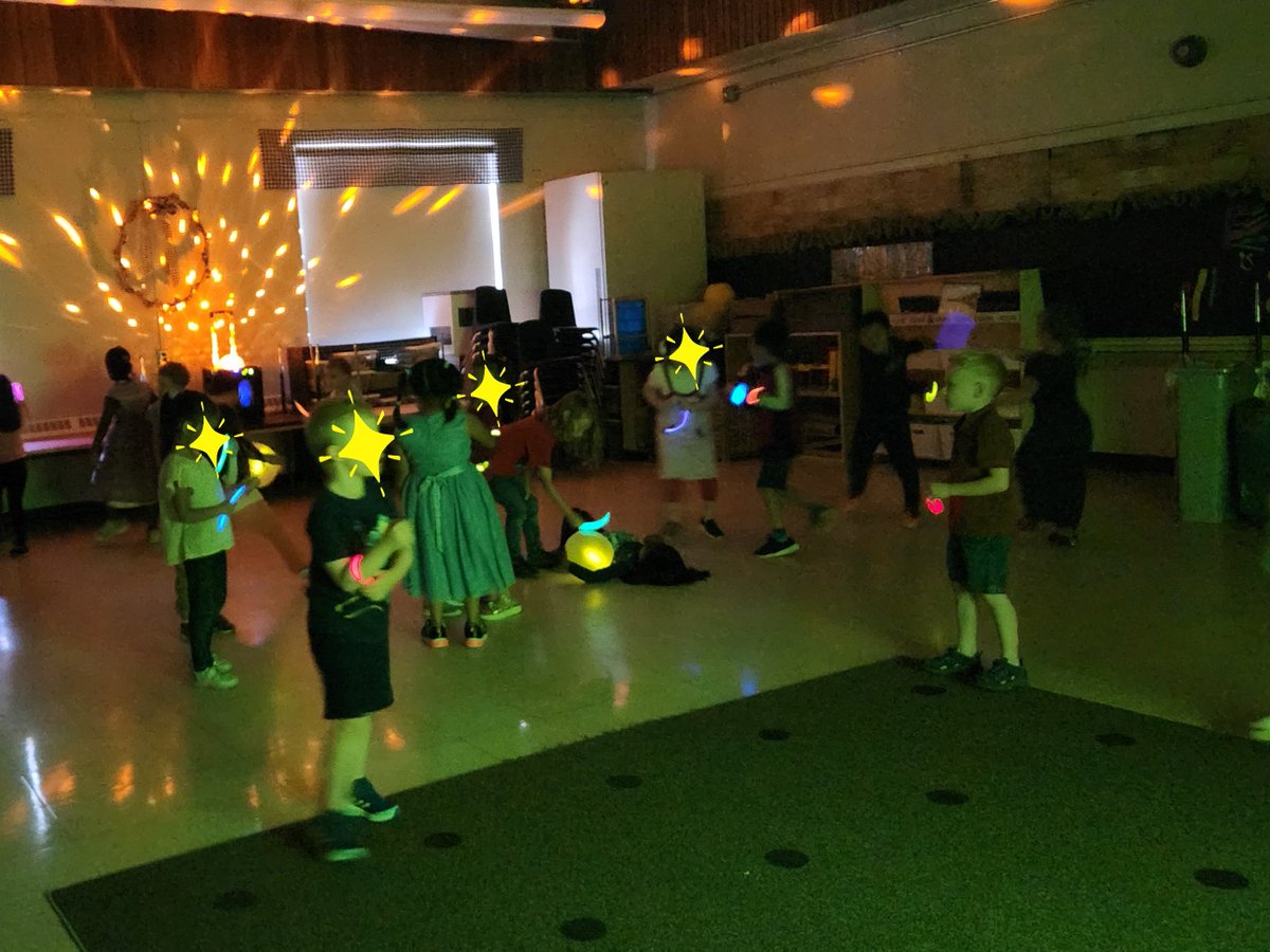 Spend $10 in the glowstick section of the dollar store, turn out the lights, crank the tunes, then thank me later! We had a blast! <a href="/TVDSBKinder/">TVDSBKindergarten</a> <a href="/Evelyn/">Evelyn</a>