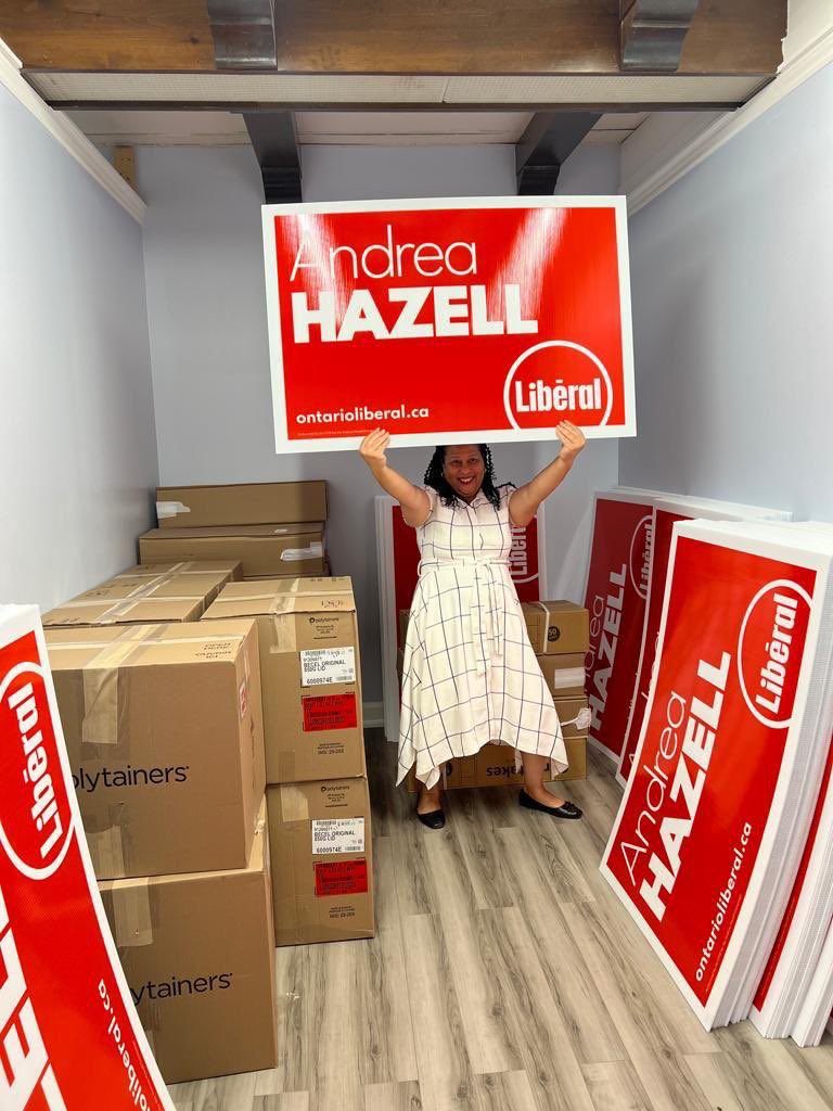 AndreaHazelll's tweet photo. 📣BIG NEWS!

Today the Scarborough-Guildwood by-election was called, I am ready to continue to hit the pavement and knock on doors in our community! 

Come visit the campaign office @ 258 Markham Road, Scarborough and sign up to be a volunteer: https://t.co/eimqD7Q8AT
#ByElection https://t.co/ryhWkaa8sf