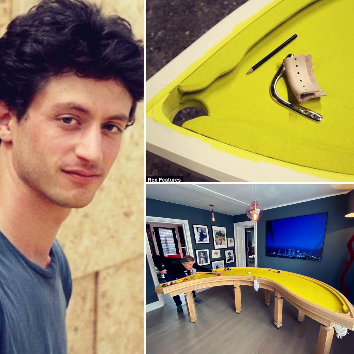 VilladiGeggiano's tweet image. Happy Birthday Cléon Daniel our resident artist, designer of the provocative banana pool table 🍌 

Completely handmade, the Banana Pool Table is available to commission - 
ilona@villadigeggiano.co.uk for details 

#supportingcreativity #residentartist #artistinresidence