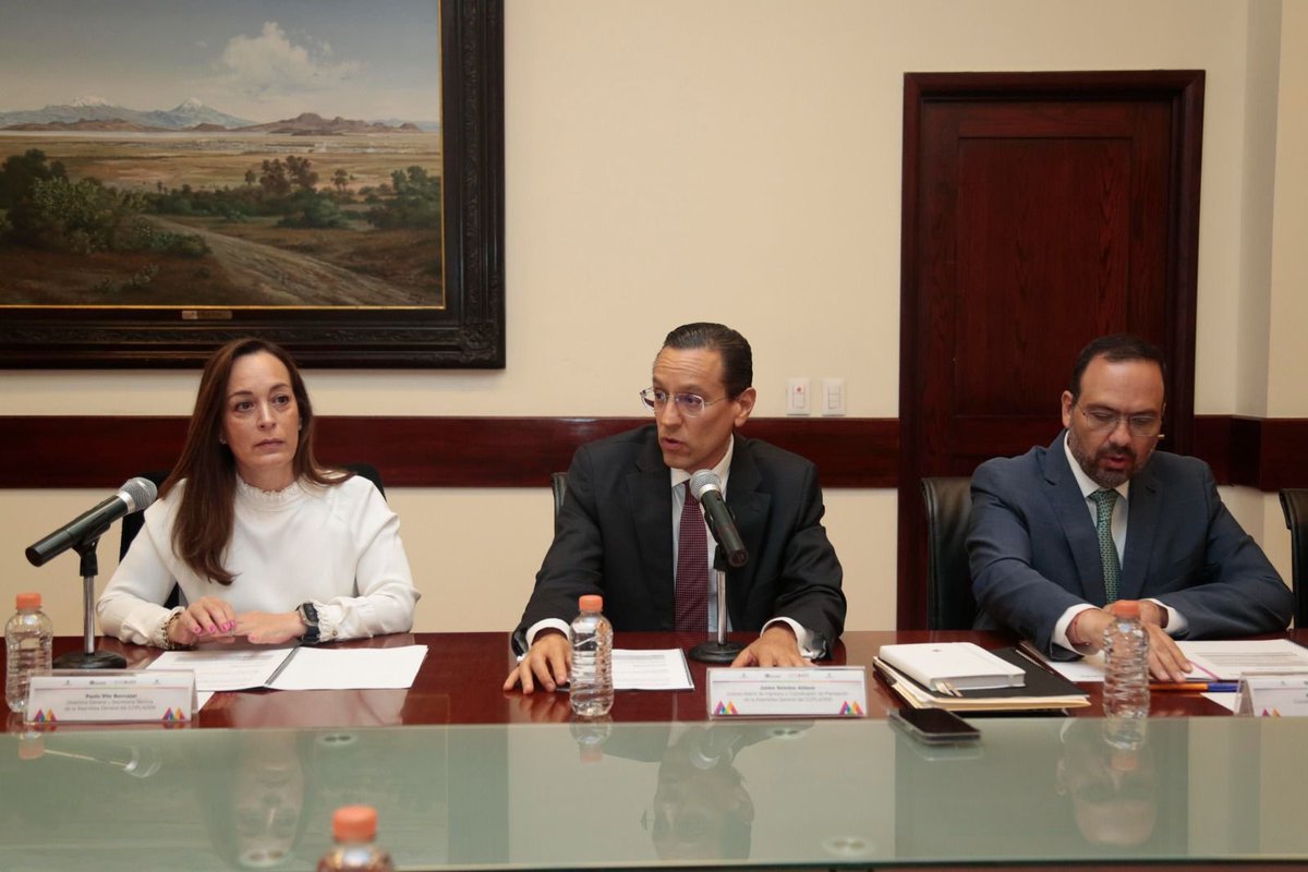 paoviteb's tweet photo. Llevamos a cabo la Tercera Sesión Ordinaria 2023 de la Asamblea General del @copladem, en donde informé sobre las actividades realizadas durante el segundo bimestre del año, así como los próximos proyectos de cara al cierre de la administración. https://t.co/MCCR0bNPk2