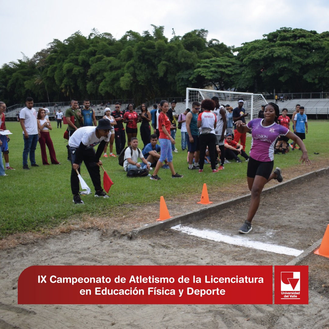 FEPUnivalle's tweet photo. #ActualidadUV | 🏃‍♂️La Licenciatura en Educación Física y Deporte de la Facultad de Educación y Pedagogía realizó la IX versión del Campeonato de Atletismo, dirigido a estudiantes de ese programa académico de las sedes Cali y Palmira. Leer noticia👉https://t.co/m3jJElrmqK https://t.co/IBbb4rNTUl