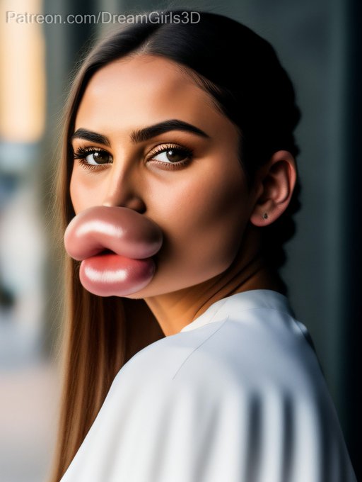 Portrait of a brunette with huge fake lips. More on my Patreon https://t.co/V7UudwfiU2 https://t.co/<a href="/tag/bimbo"class="tags"><span>#bimbo</span></a><a href="/tag/bimbodoll"class="tags"><span>#bimbodoll</span></a><a href="/tag/bimbofication"class="tags"><span>#bimbofication</span></a><a href="/tag/bimbofied"class="tags"><span>#bimbofied</span></a>